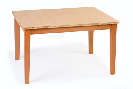 שולחן גן רגלי עץ - בוק